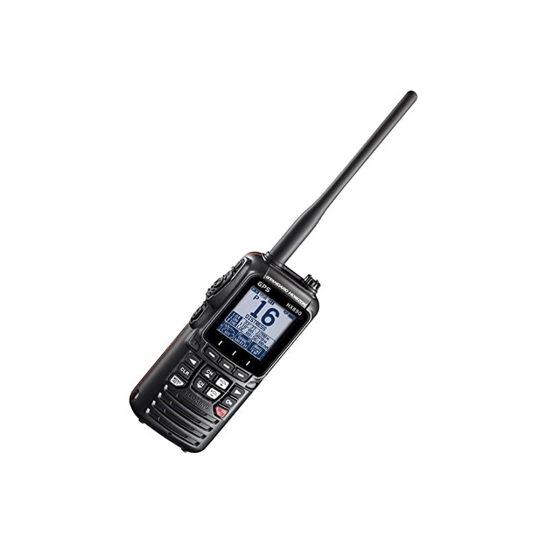 STANDARD HORIZON HX890BK VHF-HH, 6 Watt, w/GPS&FM Rcvr | Pete Organics