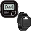 GolfBuddy Clip on Voice 2 with Silicon Wristband (Black)