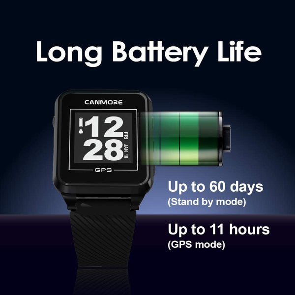 GPS GOLF WATCH WITH LONG LASTING BATTERY LIFE