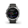 Garmin Fenix 7 Adventure Smartwatch Rugged Outdoor Watch with GPS Touchscreen Health and Wellness Features Silver with Graphite Band