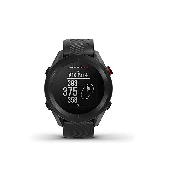 Garmin Approach S12 Easy-to-Use GPS Golf Watch 42k+ Preloaded Courses Black