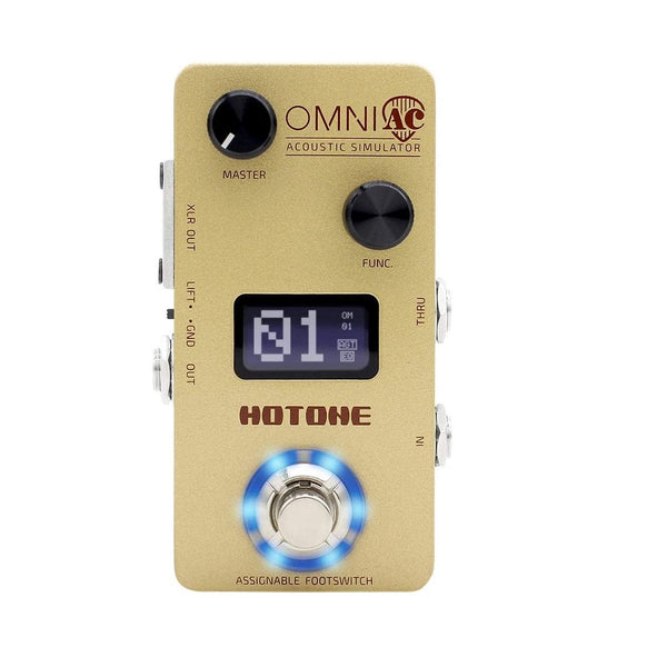 Hotone Omni AC Simulation Guitar Bass Effects Pedal