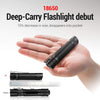 Klarus E1 1000 Lumen EDC Pocket Flashlight-Dual Tail Switch Tactical Flashlight with USB Rechargeable 18650 Battery, IPX8 Waterproof