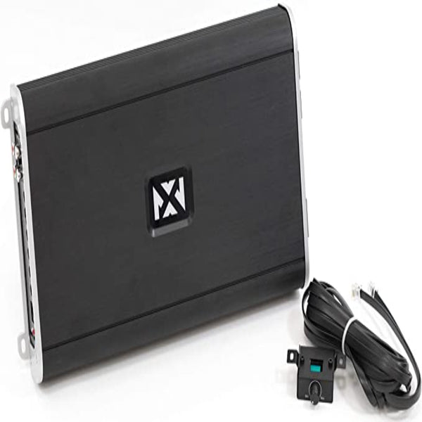 NVX VAD27001 2700W RMS Class D Monoblock Car/Marine/Powersports Amplifier with Bass Remote (Marine Certified)
