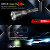 klarus XT11X 3200 Lumens Extreme Bright Rechargeable Tactical Flashlight, CREE XHP70.2 P2 LED, Beam Reach 309 Yard, 18650 IMR Battery, Dual Tail Switches + Side Switch, Programmable Settings