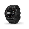 Garmin Fenix 7X Sapphire Solar Adventure smartwatch with Solar Charging Capabilities with GPS Touchscreen Wellness Features Black DLC Titanium with Black Band
