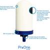 Propur Traveler Brushed Countertop Gravity Water Filter System Includes 1 ProOne 5-inch Filter Element