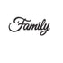 Family Script Metal Laser Cut Wall Art in an Attractive Black Finish 24" Long