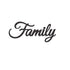 Family Script Metal Laser Cut Wall Art in an Attractive Black Finish 18" Long