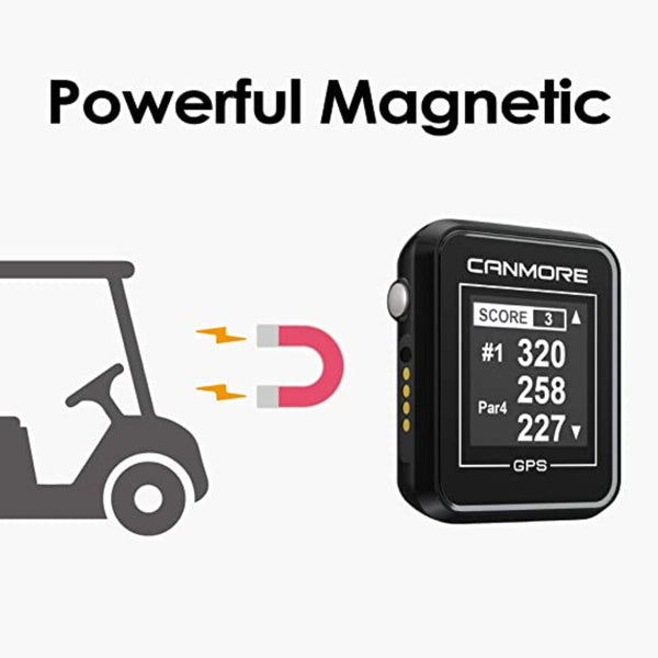 CANMORE H-300 Handheld Golf GPS - Essential Golf Course Data and Score Sheet - Minimalist & User Friendly - 38,000+ Free Courses Worldwide and Growing - 4ATM Waterproof