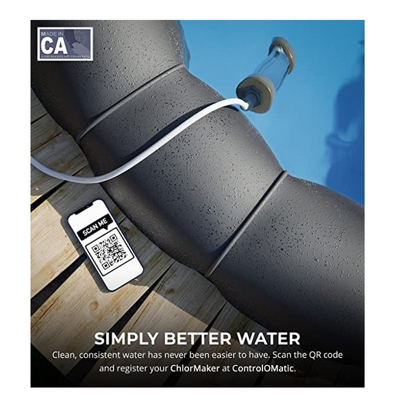ControlOMatic ChlorMaker salt chlorine generators are specifically designed to retrofit any brand of hot tub or spa upto 1000 gallons.