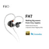 FiiO FH7 5-Drive (1DD + 4BAs) Hybrid in-Ear Earphones/Headphones with DIY Sound Filters,High Fidelity for Smartphones/PC/Tablet (Black)