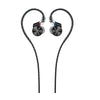 FiiO FA7S Headphone Earphones Wired 6BA High Resolution in-Ear Earbuds for Smartphone/PC/Player(Black)