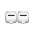Excel Dryer XLERATOReco XL-BW-ECO 1.1N High Speed Automatic Commercial Hand Dryer, (Pack of 2)