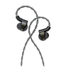 FiiO FD7 Earphones Wired Headphones in-Ear Earbuds High Resolution 1DD Bass Heavy Comes with 2.5/3.5/4.4mm Swappable Plugs MMCX (Black)