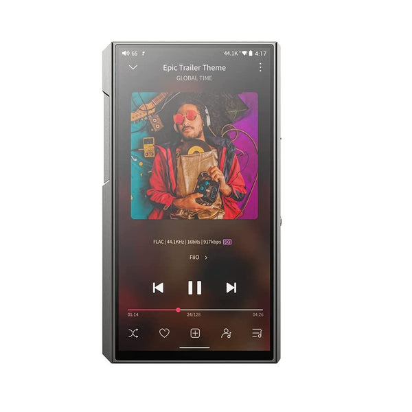 FiiO M11 Plus(Stainless Steel) MP3/MP4 Music Player with Dual AK4497 Hi-Res Android 10 Snapdragon 660,THX AAA, 5.5inch, 64G, MQA 8X, atpX HD/LDAC Bluetooth5.0/DSD/Tidal/Spotify/4.4 Balance Output