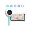 Lollipop Baby Camera with True Crying Detection (Turquoise) -Smart WiFi Baby Camera