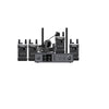 Hollyland Mars T1000 Full-Duplex Wireless Intercom System | Dual-Device Cascade Connection | Carrier-Grade Voice Quality (1 Base Station with 4 Beltpack Transceivers)