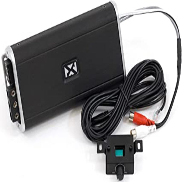 NVX 500W RMS Class D Monoblock Car/Marine/Powersports Micro Amplifier with Bass Remote
