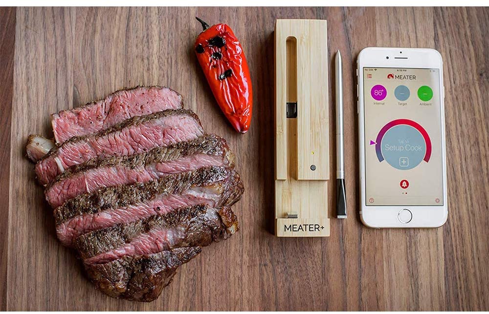 NEW - MEATER Plus Wireless Smart Meat Thermometer 165ft Bluetooth Wireless  Range