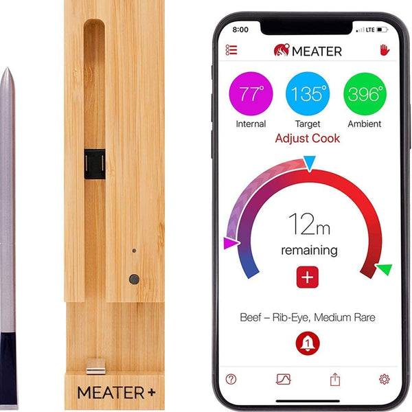 New MEATER+165ft Long Range Smart Wireless Meat Thermometer+ One Scraper