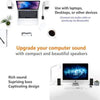 KEiiD PC Computer Speaker Compact Bluetooth Stereo System Built-in Bluetooth 5.0 Receiver