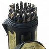 Drill America - DWD29J-CO-PC 29 Piece M35 Cobalt Drill Bit Set in Round Case (1/16" - 1/2" X 64ths), DWDCO Series