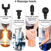 [Third Generation]Youlisn Hand Held Deep Tissue Massager, Portable Rechargeable Cordless Electric Vibration Therapy Muscle Massager Gun for Back, Neck, Shoulder, Leg, Foot, Body Pain Relief