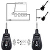 Xvive U2 Rechargeable 2.4GHZ Wireless Guitar System - Digital Guitar Transmitter and Receiver Violin Keyboard Black