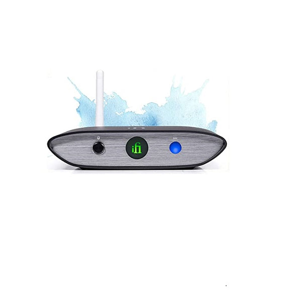 IFi Zen Blue V2 - HiFi Bluetooth 5.0 Receiver Desktop DAC for Streaming Music to Any Powered Speaker, A/V Receiver, Amplifier - Outputs - Optical/Coaxial/SPDIF/BRCA / 4.4 Balanced (US Version)