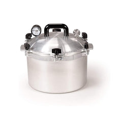 All 1930 Pressure Cooker/Canner 15.5 Quart - Silver 915 - Metal-to-Metal Sealing System Suitable for Gas or Electric Stoves