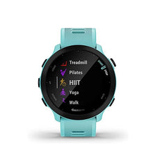 Garmin Forerunner 55, 010-02562-02 GPS Running Watch with Daily Suggested Workouts, Up to 2 Weeks of Battery Life, GPS Time Sync, Automatic Daylight, Aqua
