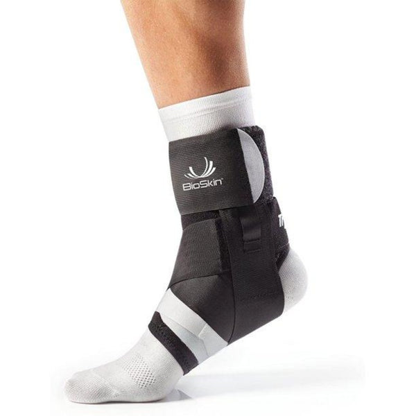 BioSkin Trilok Ankle Brace - Foot and Ankle Support for Ankle Sprains, Plantar Fasciitis, PTTD, Tendonitis and Active Ankle Stability - Lightweight, Hypo-Allergenic
