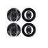 BOSS Audio Systems NX654 Onyx 6.5 Inch 400 Watt 4-Way 4 Ohm Full Range Car Audio Coaxial Stereo Speakers with Mylar Dome Tweeters, 2 Pairs
