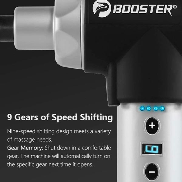 massage gun with 5 gears of speed shifting 