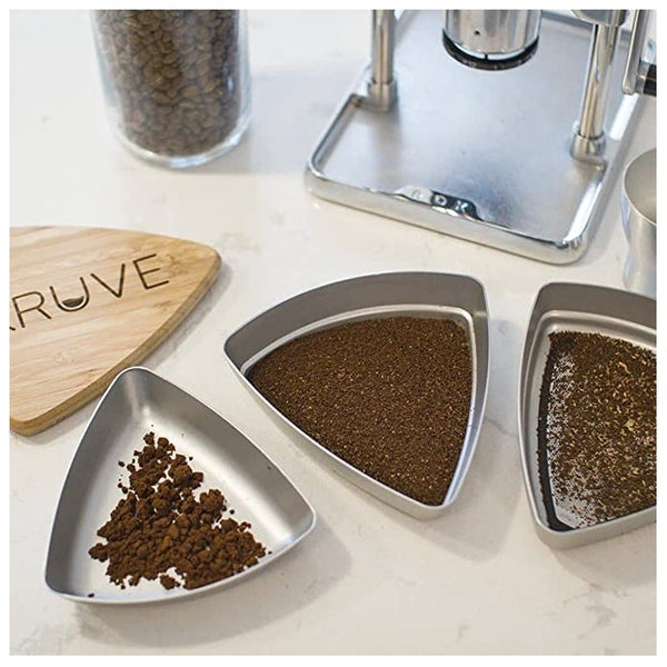 KRUVE Sifter BASE, 5 Grind Sieves, Measure, Calibrate, Refine Coffee Grinds (Black Edition)