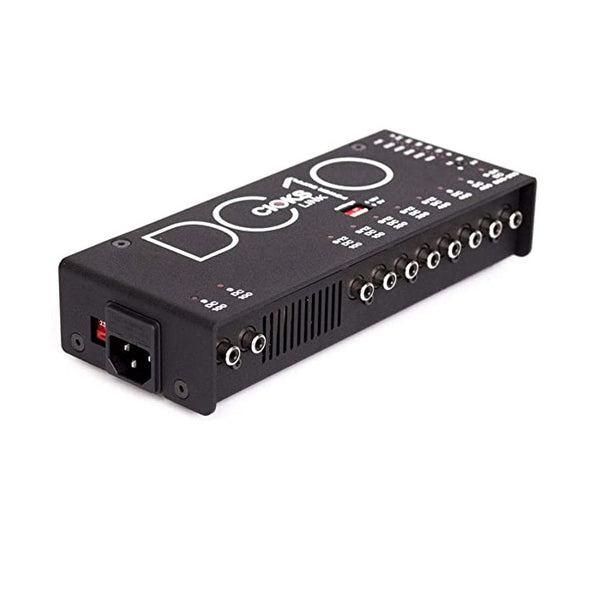 CIOKS DC10 Link 9V, 12V, 24V DC Universal Power Supply with 10 Isolated Outputs and 17 Flex Cables for Effect Pedals - Compatible with Radial Tonebones, EHX, Line 6 M9, Blackstar Overdrives, and more
