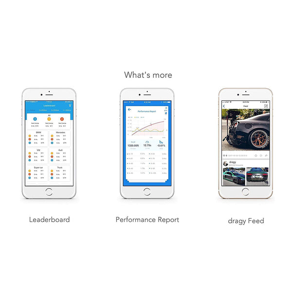 dragy performance meter with mobile controlable app