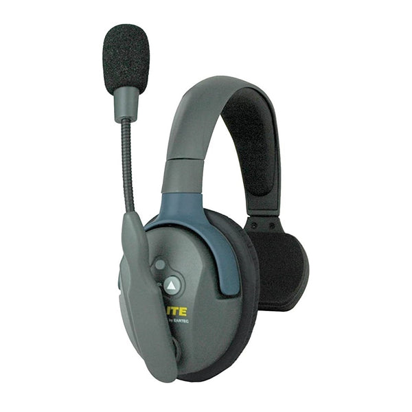Eartec UL321 UltraLITE Full Duplex Wireless Headset Communication for 3 Users - 2 Single Ear and 1 Dual Ear Headsets