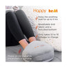 Happy Heat Electric Feet Warmer, Cordless Heated Foot Warmer – Portable Office Home Under Desk Heating Footwarmer Auto Shut-Off, Anti-Slip Sole- Grey