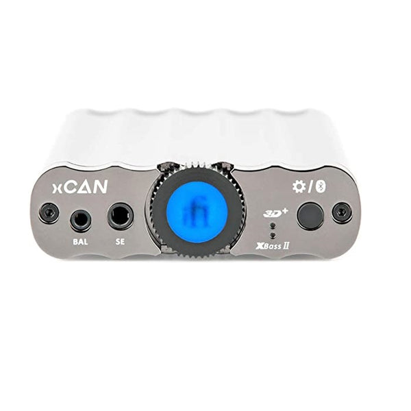iFi xCAN Portable Balanced Dual Mono Headphone Amplifier with Bluetooth AptX and AAC Codecs for 2.5mm and 3.5mm TRRS and TRS Connectors - Audio Upgrade