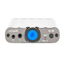 iFi xCAN Portable Balanced Dual Mono Headphone Amplifier with Bluetooth AptX and AAC Codecs for 2.5mm and 3.5mm TRRS and TRS Connectors - Audio Upgrade