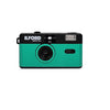 Ilford Sprite 35-II Reusable/Reloadable 35mm Analog Film Camera (Teal and Black)