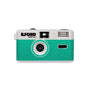 Ilford Sprite 35-II Reusable/Reloadable 35mm Analog Film Camera (Silver and Teal)