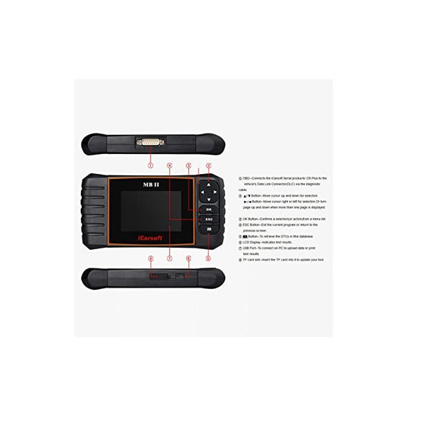 iCarsoft MBII for Mercedes Benz/Sprinter/Smart Professional Diagnostic Tool Scanner ABS,SRS ect