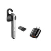 Jabra Stealth UC Professional Bluetooth Mono Headset (MS) Model Number: 5578-230-309 NFC-Enabled Phone, 6 Hours Talk Time Bundle with Wall Charger