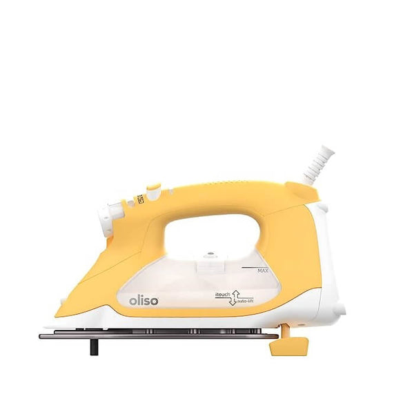 Oliso Iron TG1600 Pro Plus Auto-lift Smart Iron - For Clothes, Sewing, Quilting and Crafting Ironing | Diamond Ceramic-Flow Soleplate 1800 Watt Steam Iron
