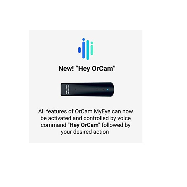 OrCam MyEye Pro - The Most Advanced Wearable Assistive Device for the Blind and Visually Impaired. Featuring Smart Reading, Face Recognition, Color & Product Identification, Orientation & More