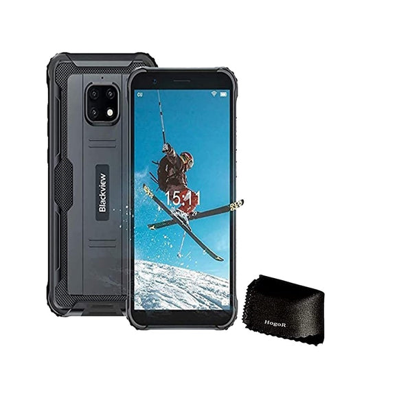 Blackview BV4900 Pro Unlocked Touch Smartphones (4GB+64GB) Black 5.7-Inch HD+ Display 13MP Camera 5580mAh Battery Unlock Bundle with Lens Cleaning Cloth