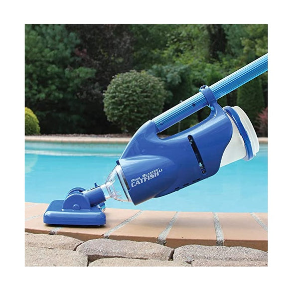 Blaster 20050CL Water Pool Tech Catfish Rechargeable, Battery-Powered, Swimming Pool Cleaner, Ideal for Hot Tub and Spa Cleaning, In-Ground and Above Ground Pool Steps Cleans Dirt